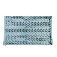 Πατάκι μπάνιου Σχ. Carve 100% cotton διαστάσεων 50x80cm σε χρώμα Light Grey