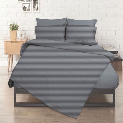 Μαξιλαροθήκες εμπριμέ Chic διαστάσεων 52x72cm poly/cotton σε χρώμα Grey