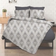 Μαξιλαροθήκες εμπριμέ Elite διαστάσεων 52x72cm poly/cotton σε χρώμα Grey Μαξιλαροθήκες εμπριμέ Elite διαστάσεων 52x72cm poly/cotton σε χρώμα Grey