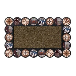 Πατάκι εξώπορτας ανάγλυφο Σχ.Tile διαστάσεων 45x75cm 100% polypropylene Πατάκι εξώπορτας ανάγλυφο Σχ.Tile διαστάσεων 45x75cm 100% polypropylene