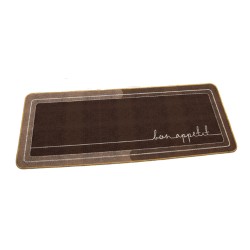 Πατάκι κουζίνας printed BLR Σx.The Bon appetit brown διαστάσεων 55x120cm Πατάκι κουζίνας printed BLR Σx.The Bon appetit brown διαστάσεων 55x120cm