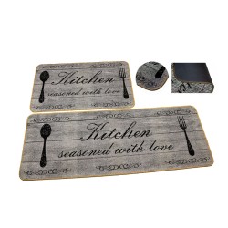 Πατάκι κουζίνας printed BLR Σx.The kitchen διαστάσεων 50x80cm