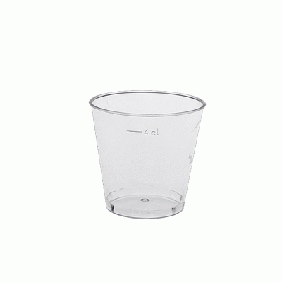 Ποτήρι σφηνάκι Abena χωρητικότητας 4-5cl PS διάφανο σε πακέτο 25 τεμάχιων