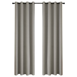 Ύφασμα κουρτίνας Full Blackout σκίασης Total Art 8446 ύφασμα Φ280 σε χρώμα ασημί 