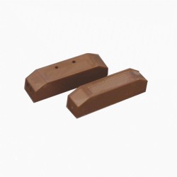 Μαγνητική επαφή BS-429/B για τοποθέτηση σε πόρτες & παράθυρα ξενοδοχείου καφέ χρώμα