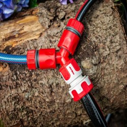 Διακλαδωτής 3 ταχυσυνδέσμων PROLINE 1/2"σε κόκκινο χρώμα