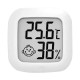 Μίνι ψηφιακό θερμόμετρο & υγρασιόμετρο σε λευκό χρώμα