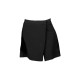 Γυναικεία φούστα και σορτς με 2 κρυφά κουμπιά και μπροστινή τσέπη με φερμουάρ σε μαύρο χρώμα σε νούμερο Large