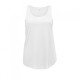 Γυναικείο ελαφρύ αμάνικο μπλουζάκι Jade σε λευκό χρώμα νούμερο M/L