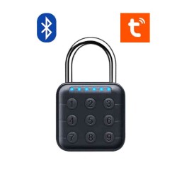 Λουκέτο Bluetooth με κωδικό για πολλαπλές εφαρμογές αδιάβροχο IP67 με διάσταση 7.6x4.6x2.2cm μαύρο χρώμα