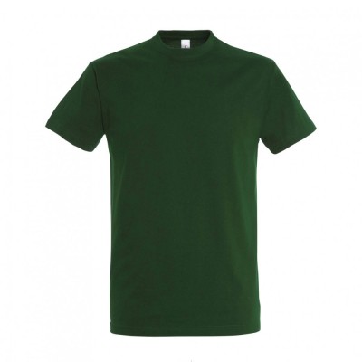 Κοντομάνικο T-shirt Imperial ανδρικό σε χρώμα Bottle Green νούμερο 4XL 100% βαμβακερό