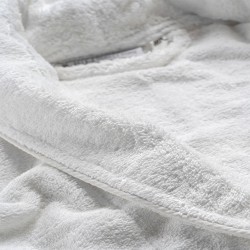 Μπουρνούζι 100% βαμβάκι Pennie με γιακά 440gsm M/L σε λευκό χρώμα