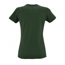 Κοντομάνικο T-shirt Imperial γυναικείο σε χρώμα Bottle Green νούμερο 3XL 100% βαμβακερό