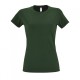 Κοντομάνικο T-shirt Imperial γυναικείο σε χρώμα Bottle Green νούμερο 3XL 100% βαμβακερό