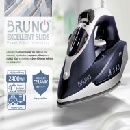 Σίδερο ατμού Excellent Slide BRUNO με κεραμική πλάκα 2400W Σίδερο ατμού Excellent Slide BRUNO με κεραμική πλάκα 2400W