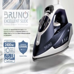 Σίδερο ατμού Excellent Slide BRUNO με κεραμική πλάκα 2400W