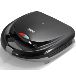 Τοστιέρα BRUNO 2 θέσεων 800W αντικολλητικές πλάκες σε μαύρο χρώμα