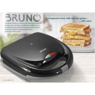 Τοστιέρα BRUNO 2 θέσεων 800W αντικολλητικές πλάκες σε μαύρο χρώμα