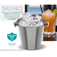 Ανοξείδωτο δοχείο Inox για παγάκια διαμέτρου 10cm BRUNO  Ανοξείδωτο δοχείο Inox για παγάκια διαμέτρου 10cm BRUNO