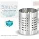 Ανοξείδωτη κουταλοθήκη INOX διαστάσεων 12x13cm BRUNO 