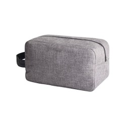 Τσαντάκι καλλυντικών με χειρολαβή διαστάσεων 24x10.5x13cm σε χρώμα γκρι Τσαντάκι καλλυντικών με χειρολαβή διαστάσεων 24x10.5x13cm σε χρώμα γκρι