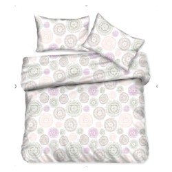 Σεντόνι Flat σχέδιο Boho quartz 100% cotton διαστάσεων 160x260cm