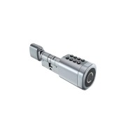 Bluetooth έξυπνος κύλινδρος με ψηφιακό πληκτρολόγιο και δαχτυλικό αποτύπωμα LILIWISE C1 V.A 65 σε ασημί χρώμα για πόρτες πάχους 70~90mm