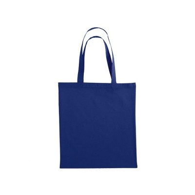 Τσάντα αγοράς με μακριά χερούλια διαστάσεων 38x42cm σε NAVY χρώμα