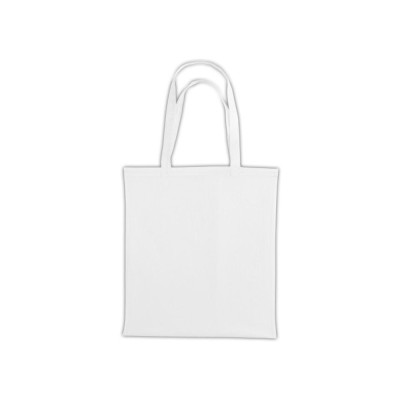 Τσάντα αγοράς λευκή με μακριά χερούλια διαστάσεων 38x42εκ. με χωρητικότητα 10L