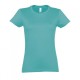 Κοντομάνικο T-shirt Imperial γυναικείο σε χρώμα Carribean Blue νούμερο 2XL 100% βαμβακερό