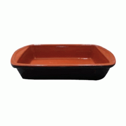 Σκεύος πυρίμαχο τετράγωνο διαστάσεων 25x15x6hcm ΙΤΑΛΙΑΣ