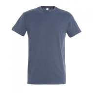 Κοντομάνικο T-shirt Imperial ανδρικό σε χρώμα denim νούμερο 4XL 100% βαμβακερό Κοντομάνικο T-shirt Imperial ανδρικό σε χρώμα denim νούμερο 4XL 100% βαμβακερό