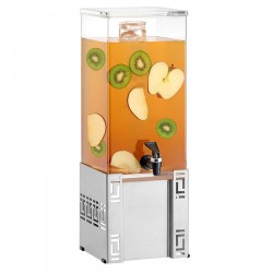 Διανεμητής χυμών χωρητικότητας 8 λίτρων με ανοξείδωτη σατινέ βάση DELFI 