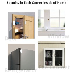 Alarm sensor πόρτας & παραθύρου SONOFF DW2-RF 433MHz συμβατό με IFTTT service