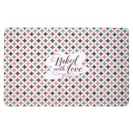 Σουπλά με σχέδιο διαστάσεων 30x45cm με σχέδιο "Baked with Love"