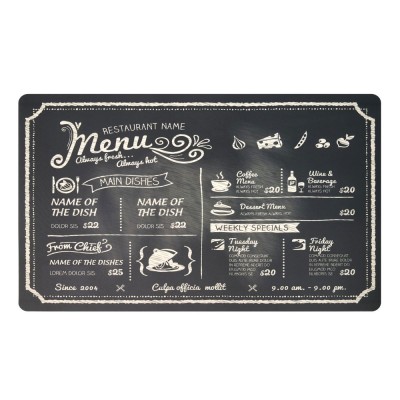 Σουπλά με σχέδιο διαστάσεων 30x45cm με σχέδιο "menu"