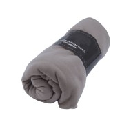 Κουβέρτα Fleece 100% πολυέστερ διαστάσεων 150x200cm σε χρώμα γκρι