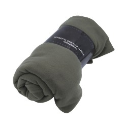 Κουβέρτα Fleece 100% πολυέστερ διαστάσεων 150x200cm σε χρώμα χακί Κουβέρτα Fleece 100% πολυέστερ διαστάσεων 150x200cm σε χρώμα χακί