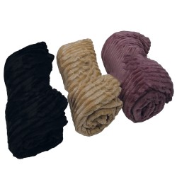 Κουβέρτα Fleece Cocoon διαστάσεων 150x220cm σε χρώμα μαύρο Κουβέρτα Fleece Cocoon διαστάσεων 150x220cm σε χρώμα μαύρο