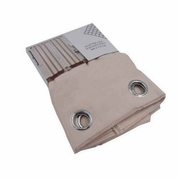 Κουρτίνα “ΛΙΖΑ” με μεταλλικούς κρίκους διαστάσεων 300x270cm σε χρώμα σομών Κουρτίνα “ΛΙΖΑ” με μεταλλικούς κρίκους διαστάσεων 300x270cm σε χρώμα σομών