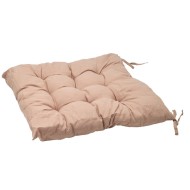 Μαξιλάρι καρέκλας διαστάσεων 40x40x5cm σε χρώμα μπεζ Μαξιλάρι καρέκλας διαστάσεων 40x40x5cm σε χρώμα μπεζ