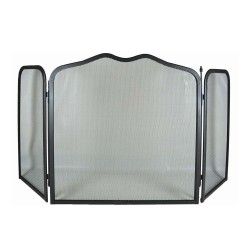 Μεταλλικές ασπίδες τζακιού Νο57 σε χρώμα μαύρο διαστάσεων 57x108cm