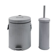 Κάδος με πεντάλ “TRENDY” μεταλλικό χωρητικότητας 5lt σε χρώμα γκρι Κάδος με πεντάλ “TRENDY” μεταλλικό χωρητικότητας 5lt σε χρώμα γκρι