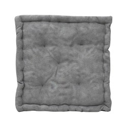 Μαξιλάρι cotton διαστάσεων 40x40+8cm σε χρώμα γκρι