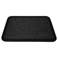 Ποδόμακτρο STAR διαστάσεων 40x60cm σε μαύρο χρώμα Ποδόμακτρο STAR διαστάσεων 40x60cm σε μαύρο χρώμα
