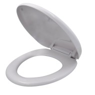 Καπάκι wc διαστάσεων 43x36cm σε χρώμα λευκό με φρένο (soft close)