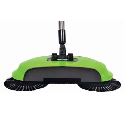 Περιστρεφόμενη σκούπα διαστάσεων 18x30x111cm σε χρώμα πράσινο