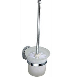 Επιτοίχια βούρτσα λεκάνης με γυάλινη αμμοβολή και χερούλι inox Επιτοίχια βούρτσα λεκάνης με γυάλινη αμμοβολή και χερούλι inox