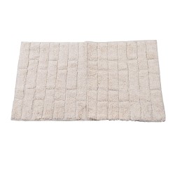 Πατάκι μπάνιου “Σεβίλη” αντιολισθητικό διαστάσεων 50x80cm σε χρώμα μπεζ