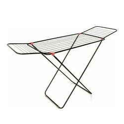 Μεταλλική απλώστρα 20 μέτρων “VITRA”, με αντιολισθητικά πλαστικά μέρη σε μαύρο χρώμα